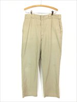 古着 80s USA製 Dickies コットンツイル ワーク チノ パンツ 