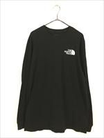 古着 TNF The North Face 両面 ロゴ プリント 長袖 Tシャツ ロン