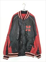 古着 90s Nebraska Huskers ハスカーズ 本革 オールレザー スタジャン ジャケット S 古着 - 古着 通販 ヴィンテージ 古着屋  Dracaena ドラセナ