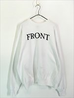 古着 90s 「FRONT Bach」 バッハ 音楽家 偉人 アート スウェット 