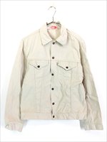 古着 70s USA製 Levi's 70505 3rdタイプ 生成 コットンツイル トラッカー ジャケット Gジャン 38 - 古着 通販  ヴィンテージ 古着屋 Dracaena ドラセナ