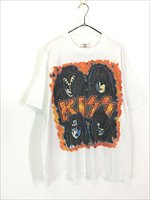 古着 90s KISS 「TOUR 1996」 両面 ツアー メタル ロック バンド Tシャツ XL - 古着 通販 ヴィンテージ 古着屋  Dracaena ドラセナ