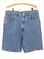 古着 00s USA製 Levi's 505 「00 レングス」 ブルー デニム ショーツ 