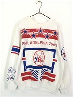 古着 80s USA製 NBA Philadelphia 76ers セブンティシクサーズ 豪華 