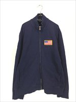 古着 Polo Ralph Lauren 星条旗 フラッグ パッチ ハイネック ジップアップ スウェット XL 古着 - 古着 通販 ヴィンテージ  古着屋 Dracaena ドラセナ