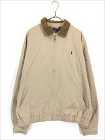 古着 Polo Ralph Lauren 襟 コーデュロイ 裏地 チェック コットン スウィングトップ ジャケット L 古着 - 古着 通販  ヴィンテージ 古着屋 Dracaena ドラセナ