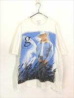 古着 90s USA製 Garth Brooks 「Fresh Horses World Tour」 ツアー カントリー ミュージック Tシャツ XL  - 古着 通販 ヴィンテージ 古着屋 Dracaena ドラセナ