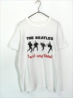 古着 70-80s The Beatles 「Twist and Shout」 フォト ロック バンド Tシャツ XL位 - 古着 通販 ヴィンテージ  古着屋 Dracaena ドラセナ