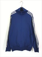 古着 70-80s ユーゴスラビア製 adidas 3ライン ハイネック ジャージ トップ トラック スーツ M位 古着 - 古着 通販 ヴィンテージ  古着屋 Dracaena ドラセナ