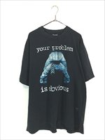 古着 90s USA製 「your problem is obvious」 Head Butt アート グラフィック Tシャツ XL - 古着 通販  ヴィンテージ 古着屋 Dracaena ドラセナ