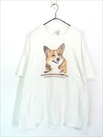 古着 90s USA製 犬 コーギー アニマル リアル グラフィック Tシャツ XL 古着 - 古着 通販 ヴィンテージ 古着屋 Dracaena  ドラセナ