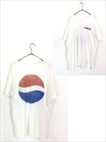 古着 90s USA製 PEPSI ペプシ コーラ 企業 Tシャツ XL位 古着① - 古着 通販 ヴィンテージ 古着屋 Dracaena ドラセナ