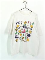 古着 90s カラフル マルチ アニマル 48手 エロ Tシャツ XL位 古着 - 古着 通販 ヴィンテージ 古着屋 Dracaena ドラセナ