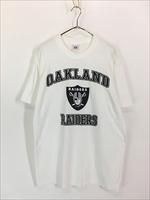 古着 NFL Oakland Raiders レイダース BIG ロゴ Tシャツ L 古着【10off