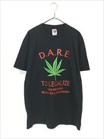 古着 90-00s D.A.R.E TO LEGALIZE ドラッグ マリファナ パロディ Tシャツ L - 古着 通販 ヴィンテージ 古着屋  Dracaena ドラセナ