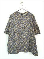 Lady's】 90s 花柄 ストライプ ショートパンツ / Made In USA