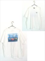 古着 90s USA製 CHAPS Ralph Lauren ヨット 船 アート グラフィック Tシャツ XL 古着 - 古着 通販 ヴィンテージ 古着屋  Dracaena ドラセナ