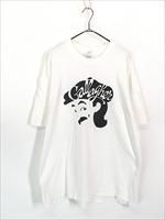 古着 90-00s 「Gallagher」 Leo Anthony Gallagher Jr. コメディアン 偉人 モノクロ アート Tシャツ ...