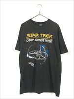 古着 90s USA製 STAR TREK DEEP SPACE NINE スタートレック 宇宙船 SF ドラマ 映画 ムービー Tシャツ L -  古着 通販 ヴィンテージ 古着屋 Dracaena ドラセナ