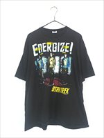 古着 90s USA製 STAR TREK 「ENERGIZE!」 スタートレック SF ドラマ 映画 ムービー Tシャツ L - 古着 通販  ヴィンテージ 古着屋 Dracaena ドラセナ