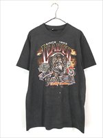 古着 90s HARLEY DAVIDSON 3D EMBLEM オオカミ ウルフ バイク Tシャツ L位 古着 - 古着 通販 ヴィンテージ 古着屋  Dracaena ドラセナ