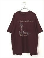 古着 00s USA製 HARLEY DAVIDSON イーグル シールド&バー T