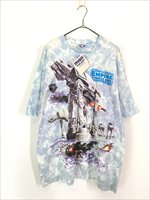 「Deadstock」 古着 90s STAR WARS Episode5 スターウォーズ 帝国の逆襲 オールド ムービー タイダイ Tシャツ XL  古着 - 古着 通販 ヴィンテージ 古着屋 Dracaena ドラセナ