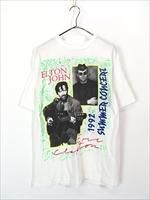 古着 90s Elton John & Eric Clapton 「1992 Summer Concert」 ロック