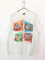 古着 90s USA製 MTV Ren&Stimpy レンとスティンピー TV アニメ キャラクター Tシャツ XL 古着 - 古着 通販  ヴィンテージ 古着屋 Dracaena ドラセナ