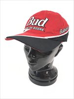 雑貨 古着 00s CHASE 「Bud KING OF BEERS」 バドワイザー ビール 企業 ナンバリング レーシング キャップ 帽子 古着 -  古着 通販 ヴィンテージ 古着屋 Dracaena ドラセナ