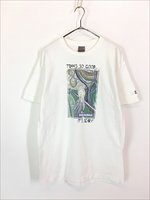 古着 90-00s USA製 Balle De Match 「It's Scary!」 テニス ムンクの叫び パロディ アート Ｔシャツ M - 古着  通販 ヴィンテージ 古着屋 Dracaena ドラセナ