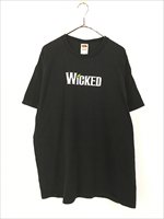 古着 00s WICKED ウィキッド 「DEFY GRAVITY」 舞台 ミュージカル Tシャツ XL 古着 - 古着 通販 ヴィンテージ 古着屋  Dracaena ドラセナ