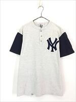 人気銘柄 New York Yankees USA製 90s 古着 ゲームシャツ 楽天市場】90s USA製 □ MLB オフィシャル Majestic ヤンキース