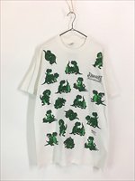 古着 90s USA製 JURASSEX 恐竜 人気 48手 エロ Tシャツ L 古着 - 古着 通販 ヴィンテージ 古着屋 Dracaena ドラセナ