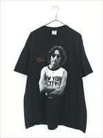 古着 90s The Beatles 両面 メンバー モノクロ フォト