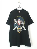 古着 90s USA製 The Beatles 「ABBEY ROAD 25 Years」 アニバーサリー ミュージック バンド Tシャツ XL -  古着 通販 ヴィンテージ 古着屋 Dracaena ドラセナ