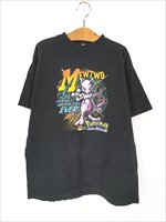 キッズ 古着 90s POKEMON ポケモン #150 ミュウツー キャラクター Tシャツ 黒 L 12歳以上位 古着 - 古着 通販 ヴィンテージ  古着屋 Dracaena ドラセナ