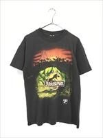 古着 90s USA製 JURASSIC PARK ジュラシックパーク 恐竜 ムービー T 