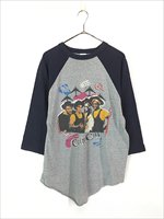 古着 80s USA製 CULTURE CLUB ニュー ロマンティック ポップ ロック バンド ラグラン Tシャツ XL - 古着 通販 ヴィンテージ  古着屋 Dracaena ドラセナ