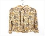 レディース 古着 70s Monzini 蝶々 妖精 花 ボタニカル 総柄 レディース 古着 70s Monzini 蝶々 妖精 花 ボタニカル 総柄