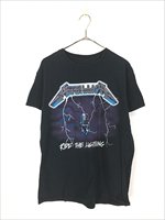 古着 METALLICA 「Ride the Lightning」 電気椅子 ヘヴィ メタル ロック バンド Tシャツ L位 - 古着 通販  ヴィンテージ 古着屋 Dracaena ドラセナ