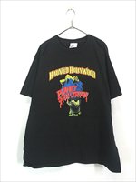 古着 90s USA製 PLANET HOLLYWOOD 「Halloween'97」 恐竜 Tシャツ XL 古着 - 古着 通販 ヴィンテージ  古着屋 Dracaena ドラセナ