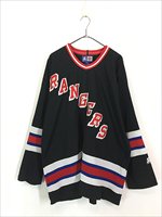 古着 90s STARTER NHL New York Rangers レンジャーズ メッシュ ホッケー シャツ XXL 古着 - 古着 通販  ヴィンテージ 古着屋 Dracaena ドラセナ