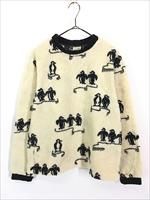 希少レア　ドラえもん　ボアフリース　着る毛布　ヴィンテージ 最終売り尽し】古着 90s BLAIR シカ アニマル フリース ジャケット XXL