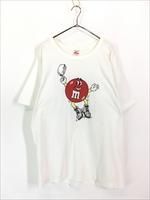 古着 90s USA製 M&Ms エム アンド エムズ チョコレート 企業 