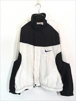 古着 90s NIKE 裏地 天竺 比翼 モノトーン クレイジー ナイロン ジャケット L 古着 - 古着 通販 ヴィンテージ 古着屋  Dracaena ドラセナ