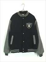 古着 80s USA製 NFL Las Vegas Raiders レイダース オール ウール スタジャン ジャケット L 古着 - 古着 通販  ヴィンテージ 古着屋 Dracaena ドラセナ