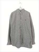 90s Ralph Lauren MCMEEL 3点留め ギンガムチェックシャツ 90s Ralph Lauren MCMEEL 3点留め ギンガムチェックシャツ