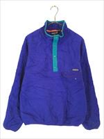 古着 80s Patagonia 3カラー スナップT シンチラ フリース ジャケット 青紫 M 古着 - 古着 通販 ヴィンテージ 古着屋  Dracaena ドラセナ