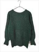 【40-50s special vintage】ローゲージニット　黒　短丈　古着 古着 50s PURITAN Natch 無地 ソリッド ローゲージ ヘビー